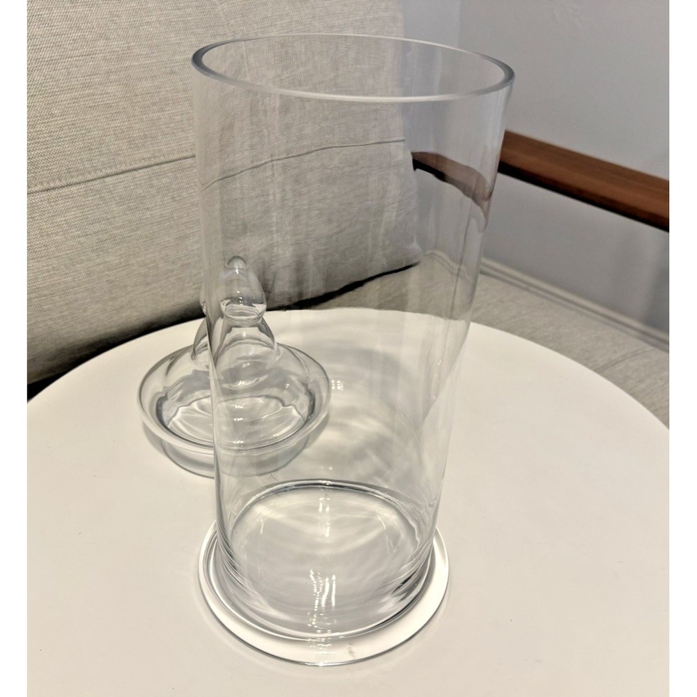 18" Tall Antique Victorian Blown Glass Apothecary Specimen Pharmacy Jar with Lid - Picture 6 of 12
